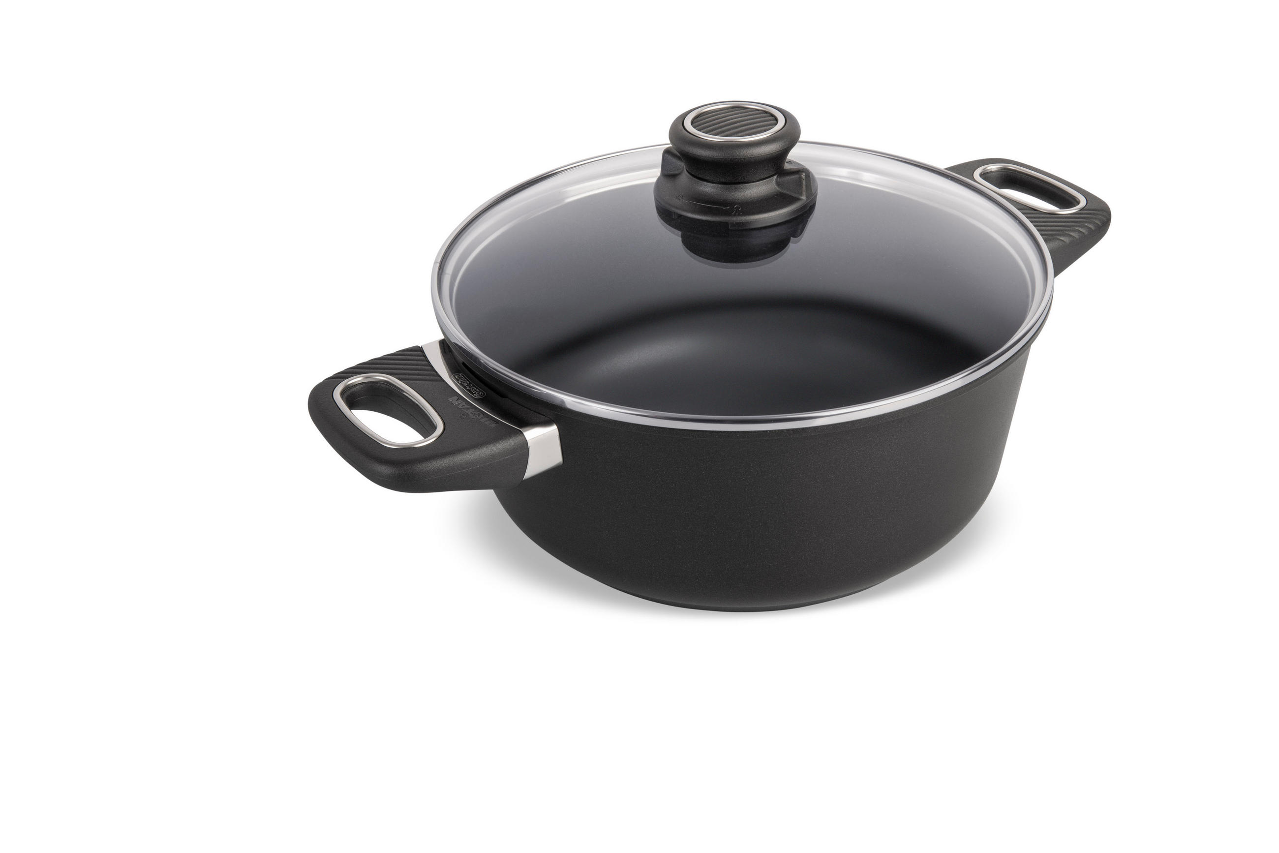 BRATENTOPF ⌀24cm - Schwarz, Kunststoff/Metall (24cm) - Gastrolux