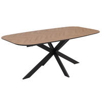 ESSZIMMERTISCH oval Eiche Dekor - Eichefarben, Holzwerkstoff (100/200/77cm) - MCW