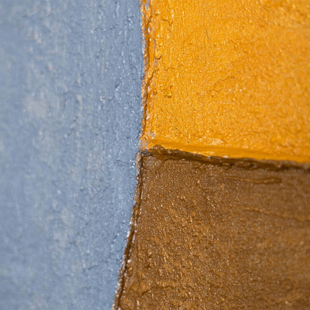 GEMÄLDE Warme Geometrie Schattenfugenrahmen Grau 140x100 cm - Grau, Holz (140/100cm) - YS-art gallery