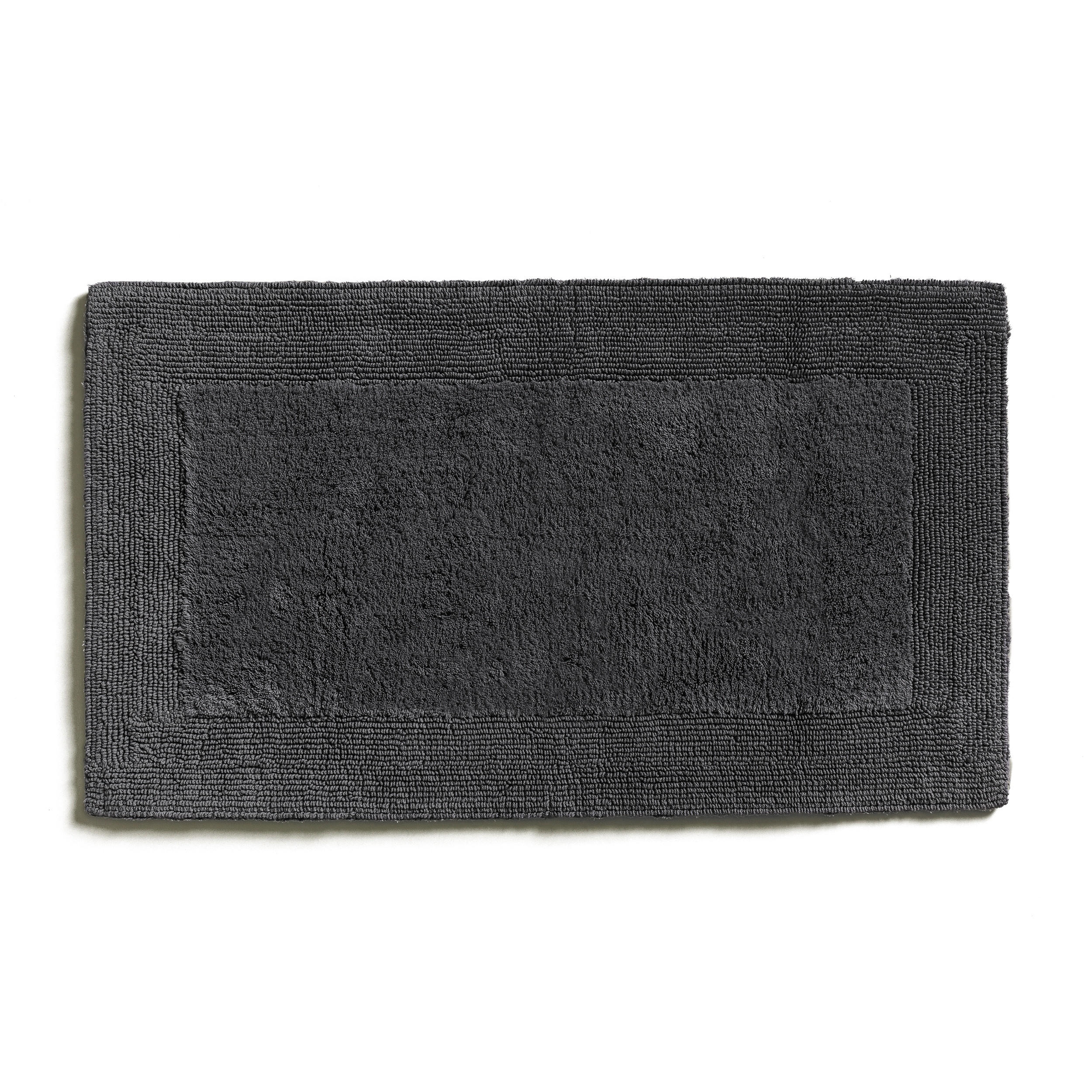 BADEMATTE DOUBLEFACE - Graphitfarben, Textil (60/100cm) - MÖVE