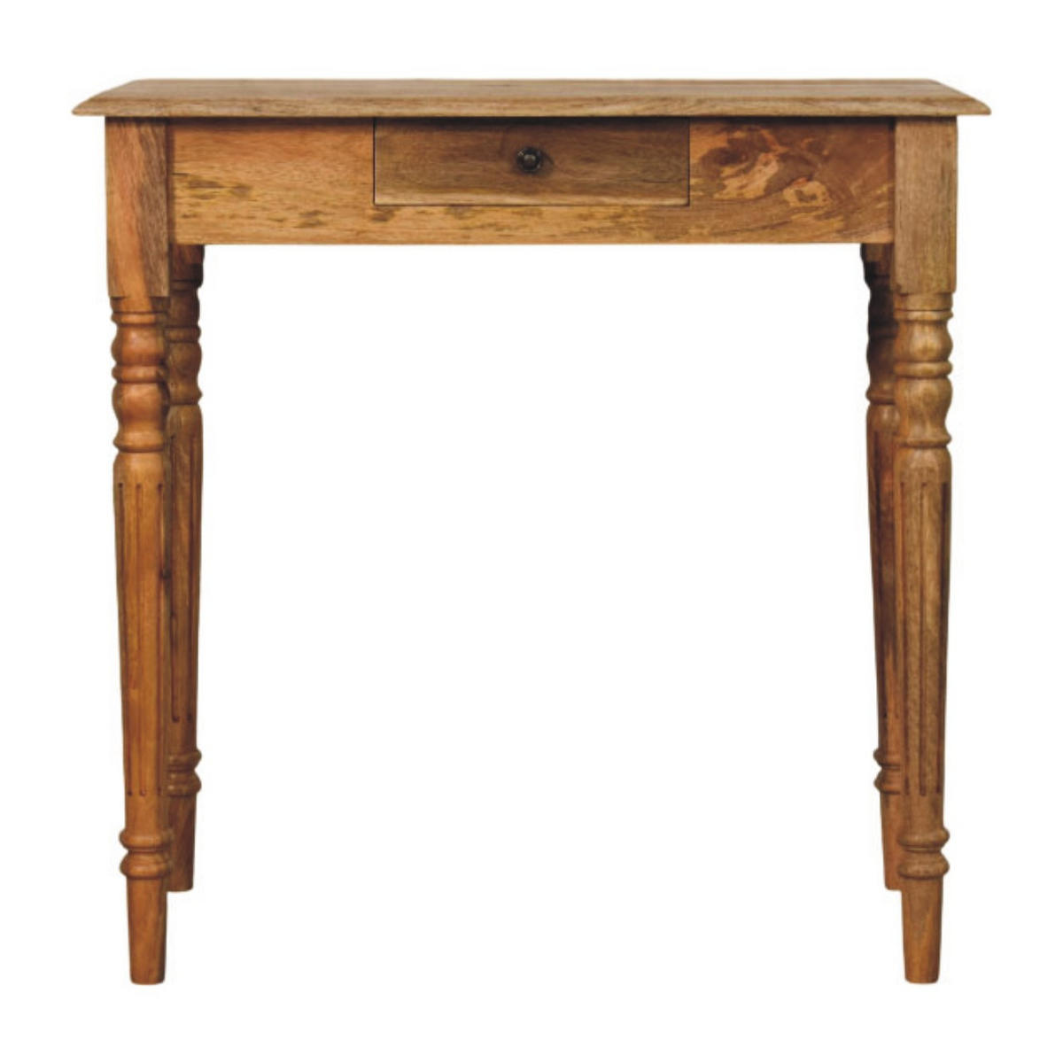 SCHREIBTISCH in Eichenoptik, 1 Schublade, Hellbraun - Braun, Holz (80/45/80cm) - Artisan Furniture