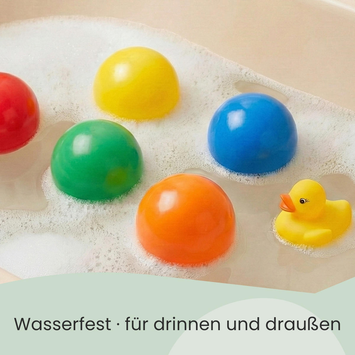 BÄLLEBAD-BÄLLE 100 Stück, bunt, 6 cm - Multicolor, Kunststoff (6/6/6cm) - Littletom