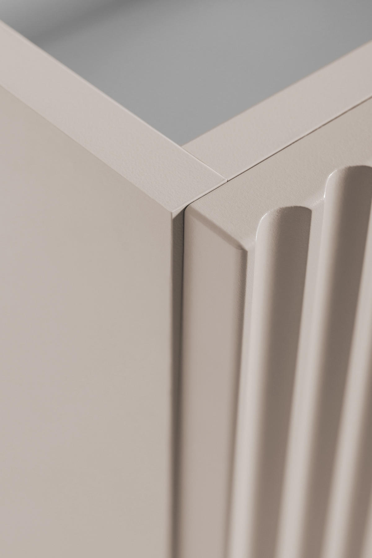 BADEZIMMERSCHRANK : Beige/Eiche, Craft 160 (2 x 80) x 58,6 x 46 cm - Beige/Braun, Holzwerkstoff (160/58.6/46cm) - 3XE LIVING