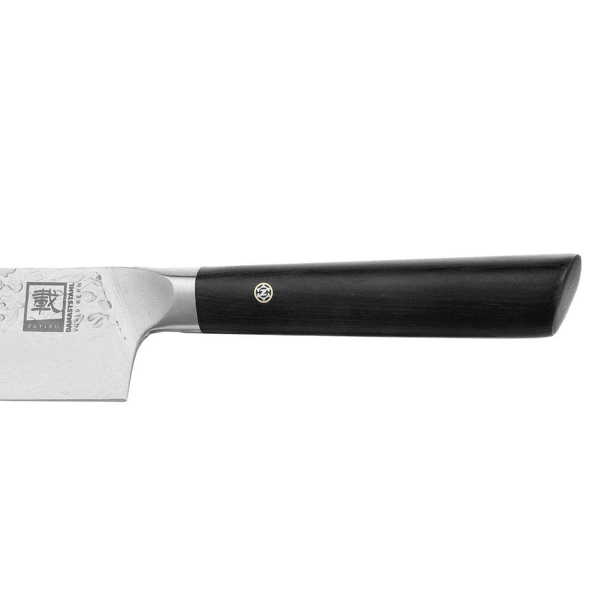 SANTOKUMESSER 17 cm - Schwarz, Holz/Metall (31cm) - Zayiko
