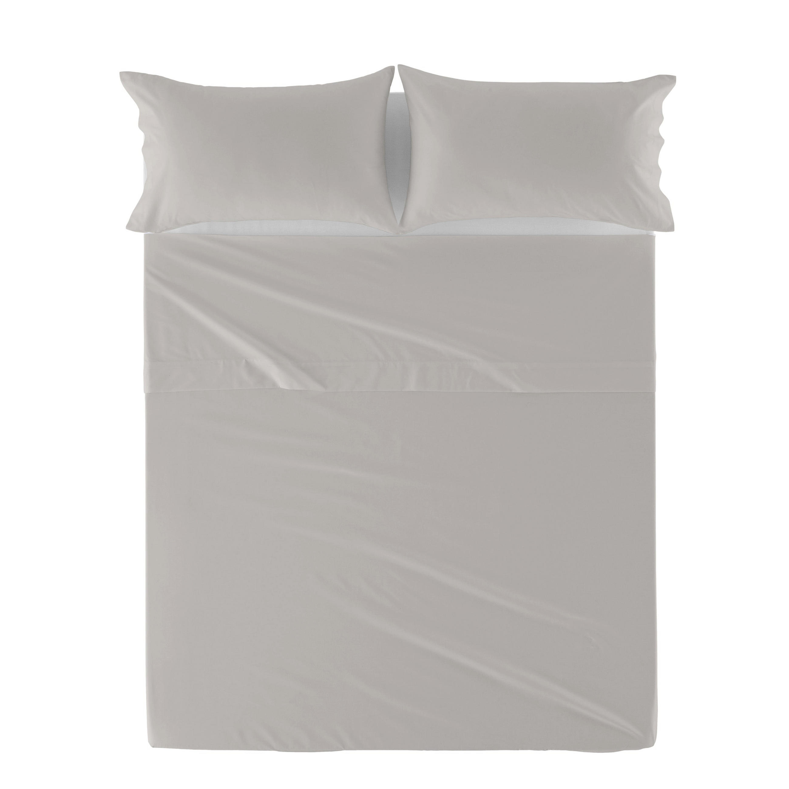 OBERBETTLAKEN basic 180x270 cm grau - Grau, Textil (180/270cm) - Happy Friday