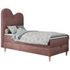 BOXBETT FLOW 90/180 Rosa Velvet hydrophob - H3 - Rosa, Holz/Textil (90/180cm) - MKS