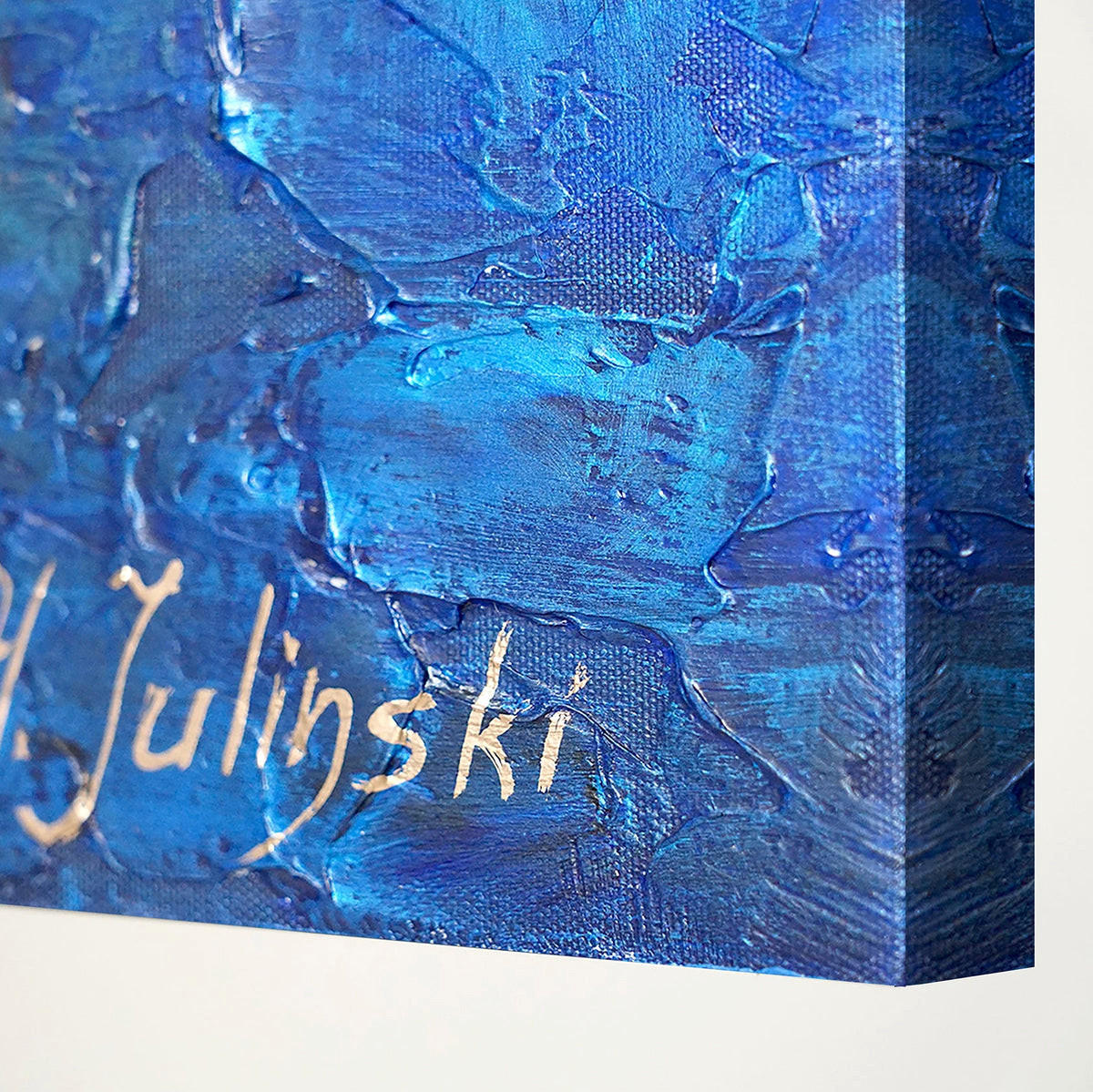 GEMÄLDE Marine auf Keilrahmen 160x80 cm - Blau, Holz (160/80cm) - YS-art gallery