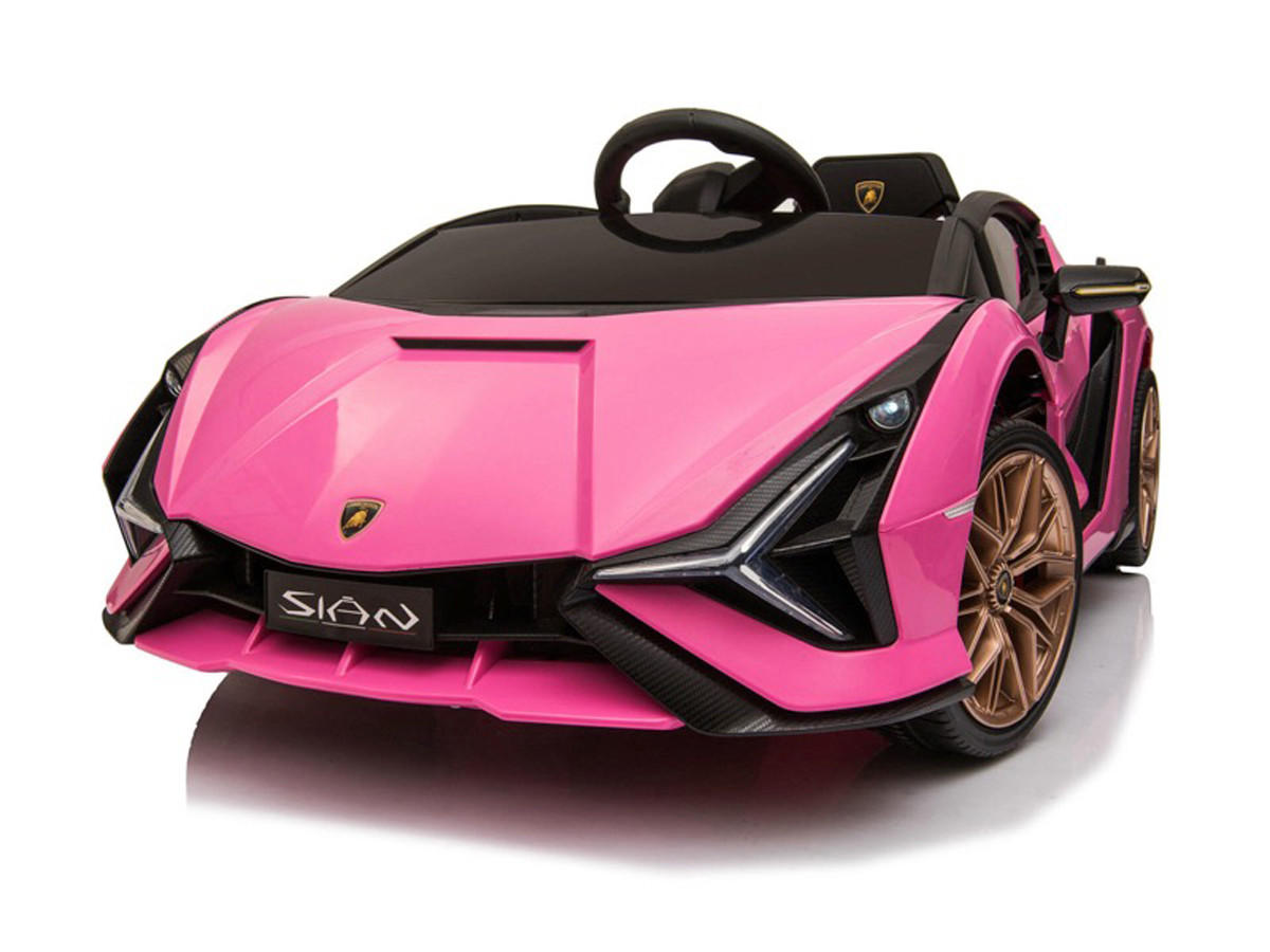 KINDER ELEKTROAUTO Lamborghini Sian pink - Pink, Kunststoff (108/62/40cm) - TPFLiving