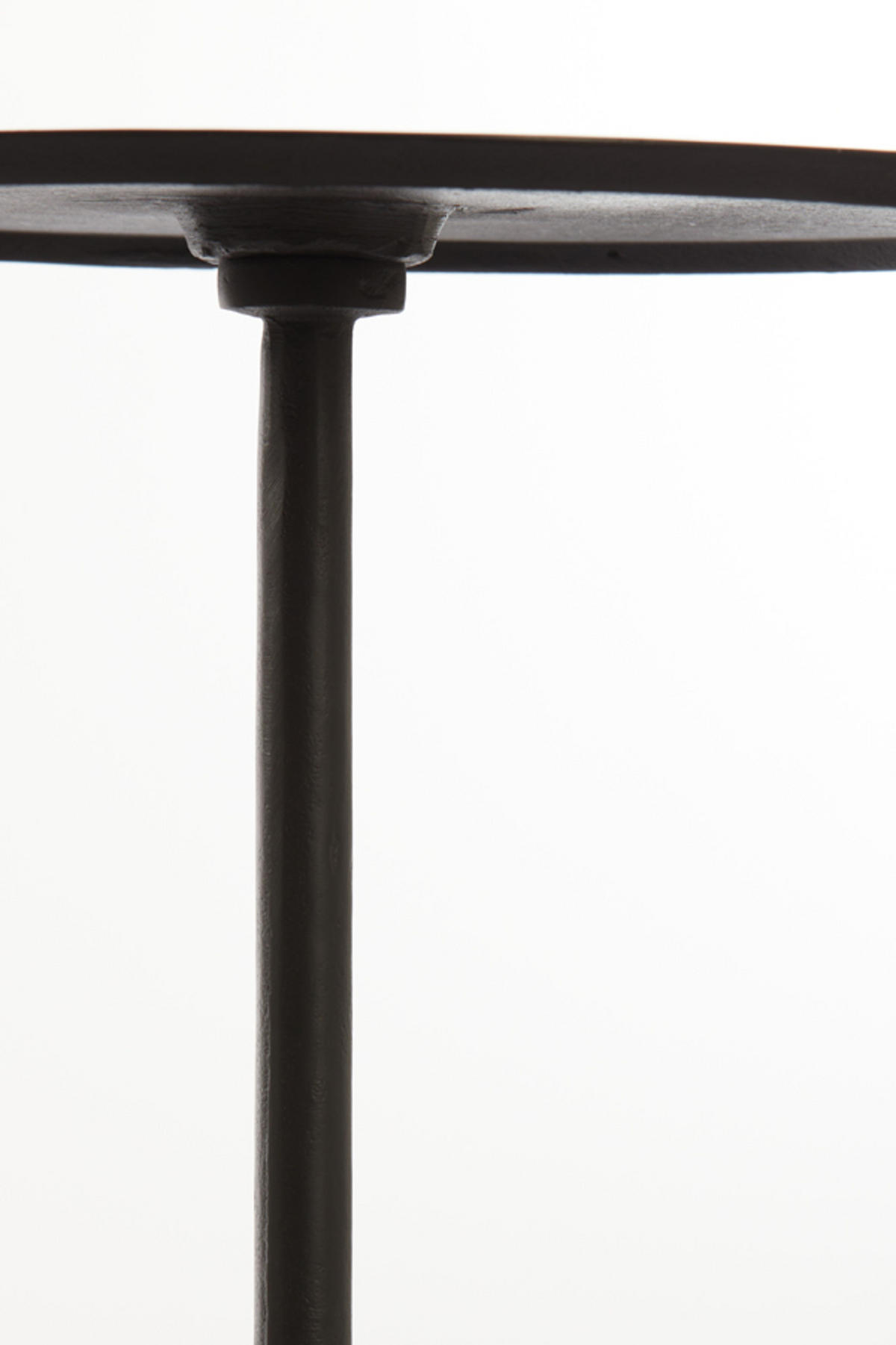 BEISTELLTISCH Dimphy Grau Ø35/56 cm - Grau, Metall (35/35/56cm) - Light & Living