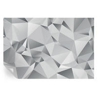 FOTOTAPETE 104x70 cm - Abstrakte Geometrie - Weiß, Textil (104/70cm) - Wallfluent