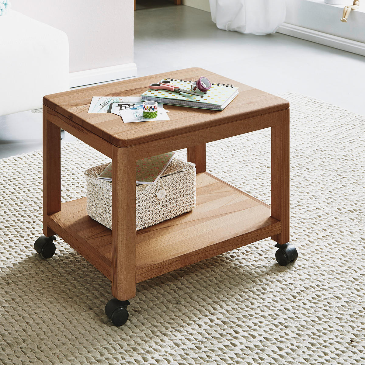 COUCHTISCH - Braun, Holz (40/50/40cm) - home24