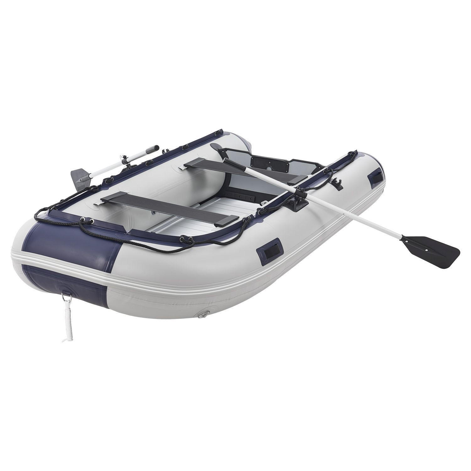 SCHLAUCHBOOT Paddelboot 3,20 m inkl. Tasche & Reparaturset - Grau, Kunststoff (320/155/70cm) - Artsport