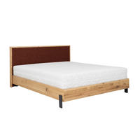 POLSTERBETT mit Matratze PRATO, Orange, 140x200 cm - Orange, Textil (140/200cm) - KS Home Concept