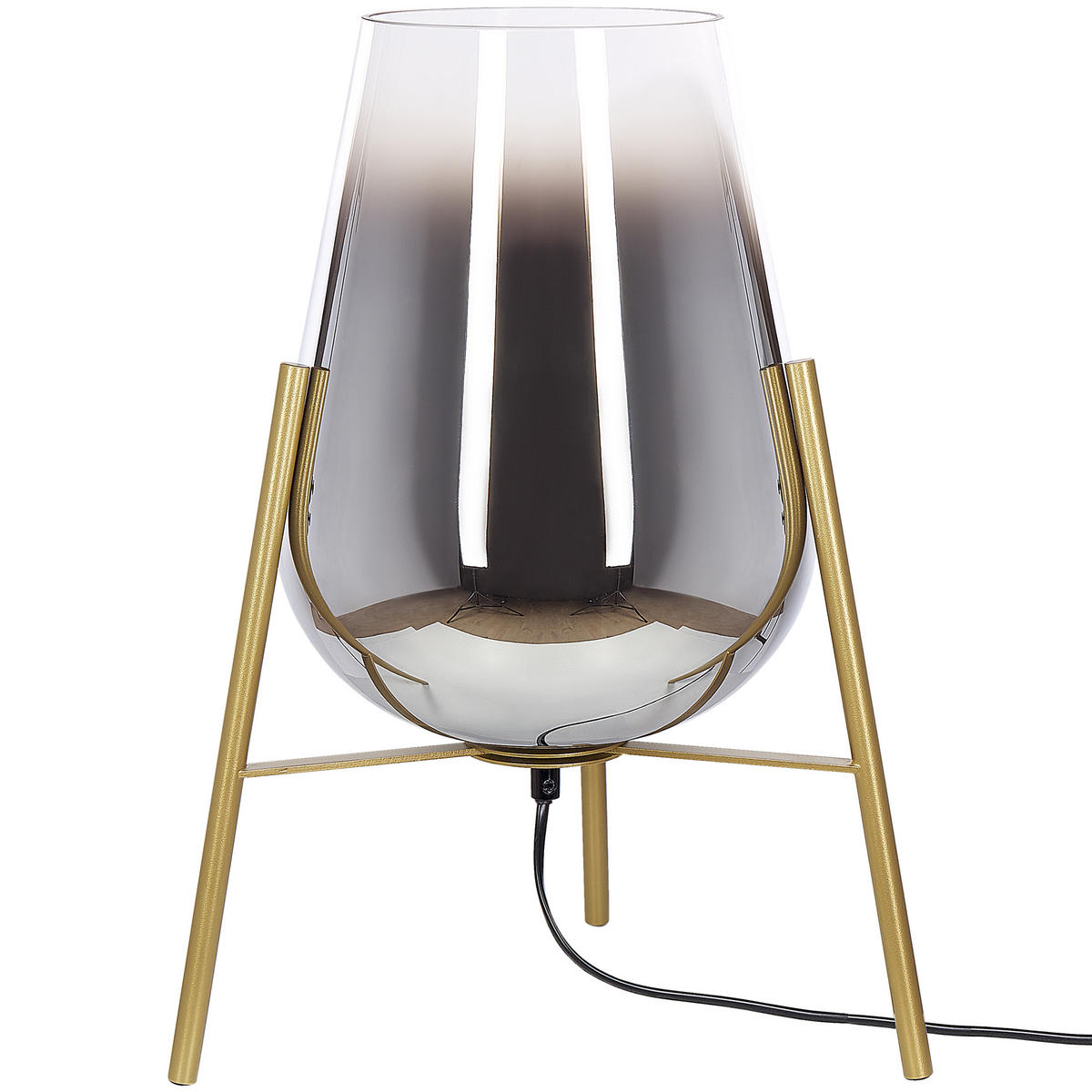 TISCHLAMPE Mena 55/55/44 cm - Goldfarben, Metall (55/55/44cm) - Beliani