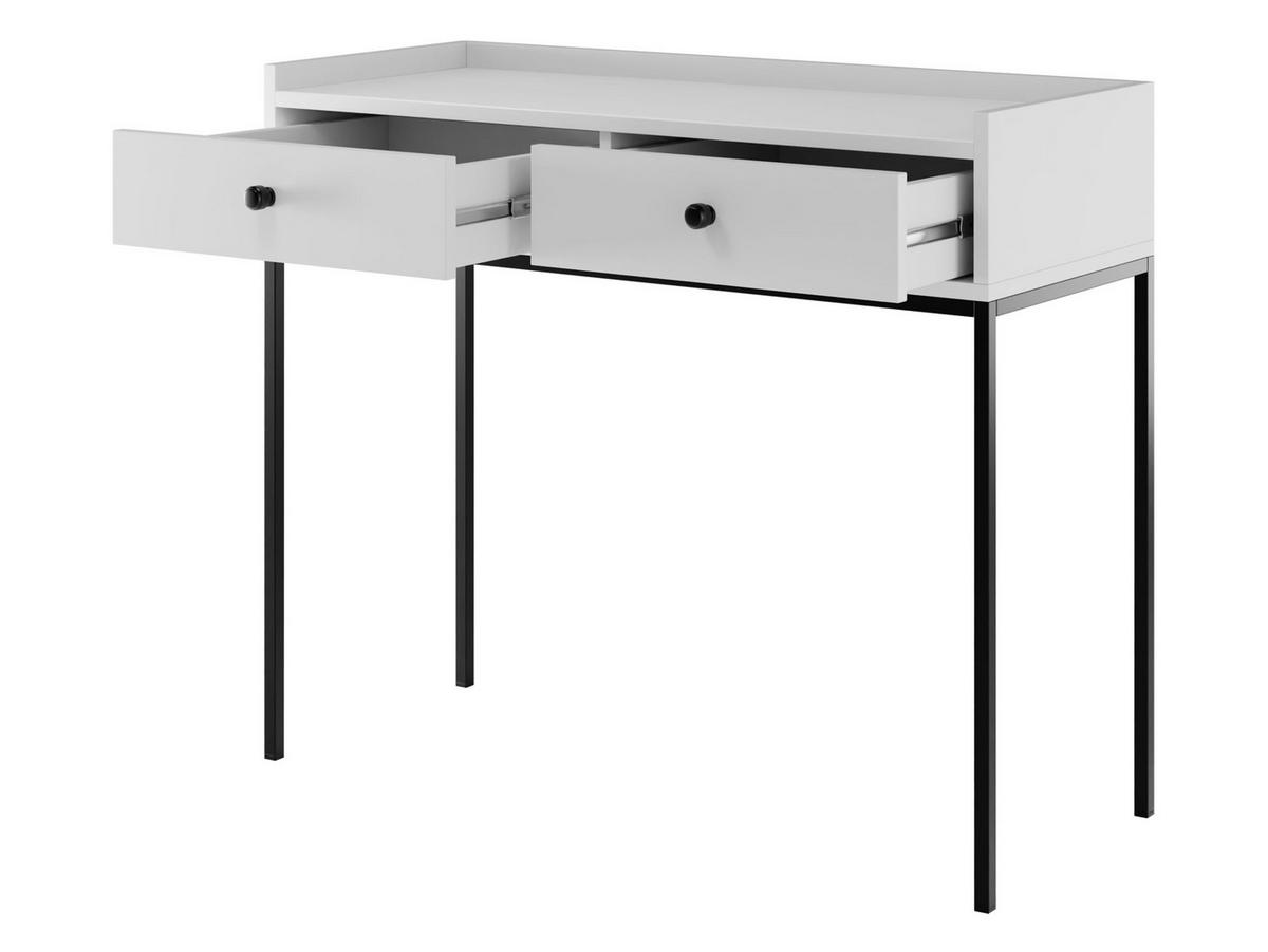 SCHMINKTISCH Tokirot 2SZ - Schwarz/Weiß, Holzwerkstoff/Kunststoff (40/100/86cm) - MIRJAN24