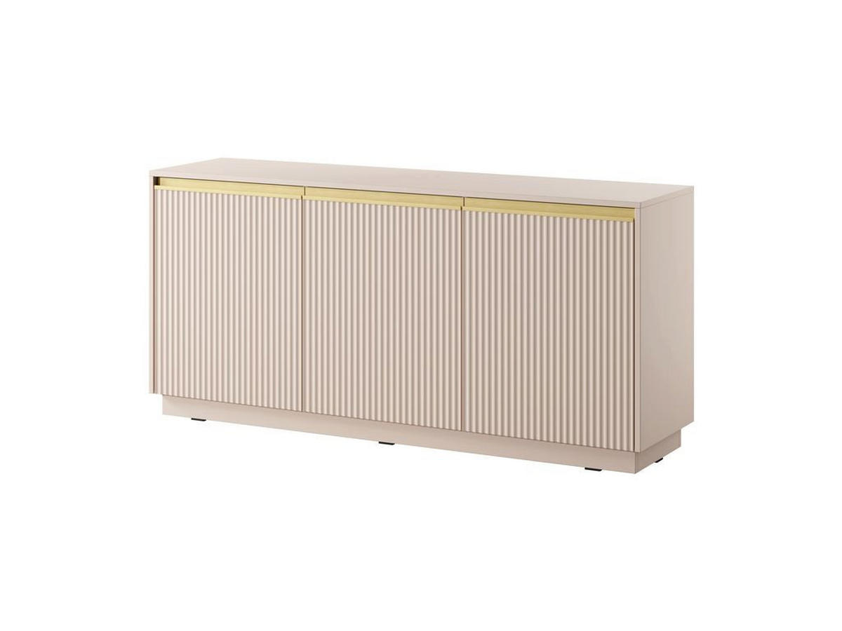 WOHNZIMMER Set 3-tlg. – Royal – Beige – WZ-SET0197 - Beige, Holzwerkstoff (181.5/42/39cm) - hi-markt