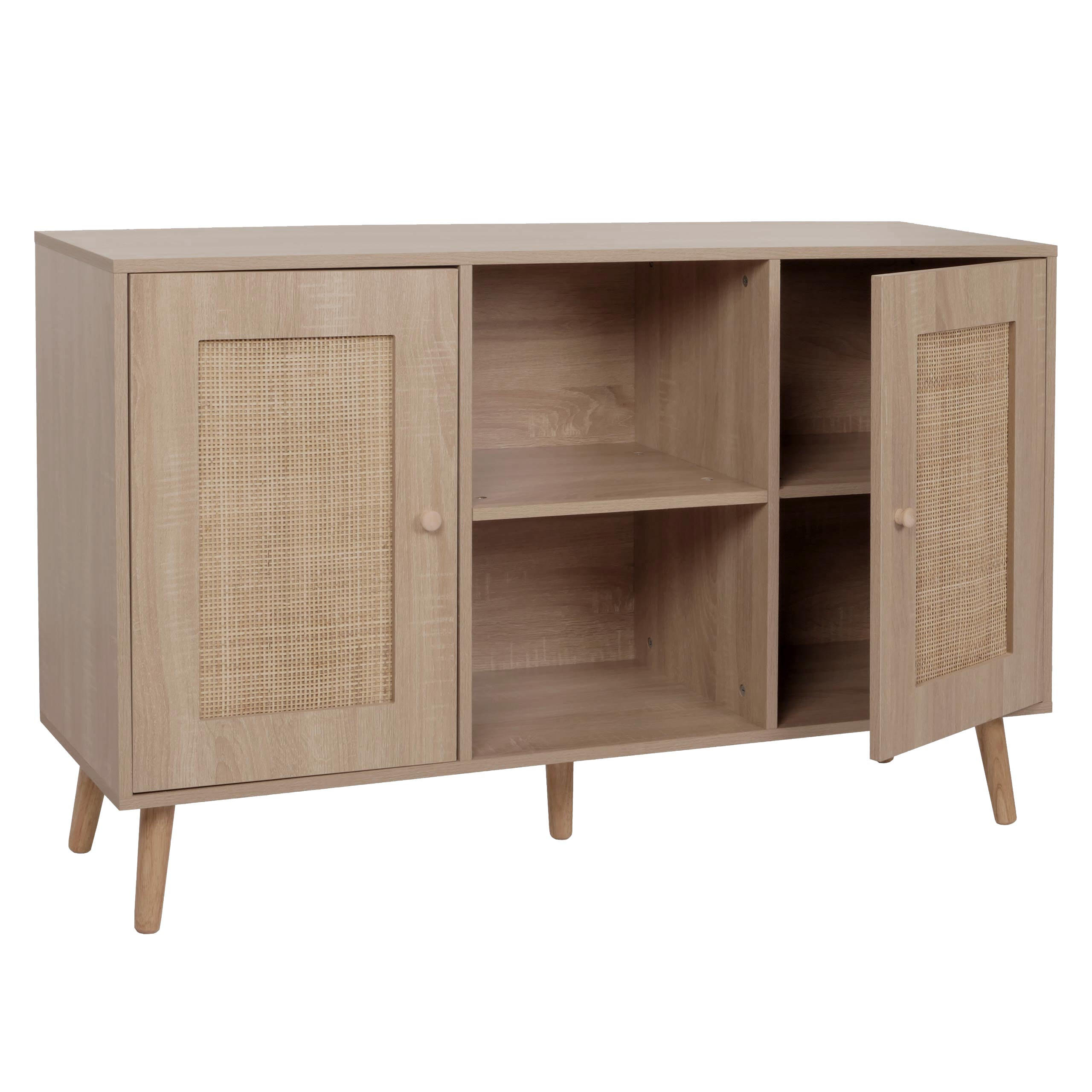 SIDEBOARD Braun - Braun, Holz (120/77/38cm) - MCW