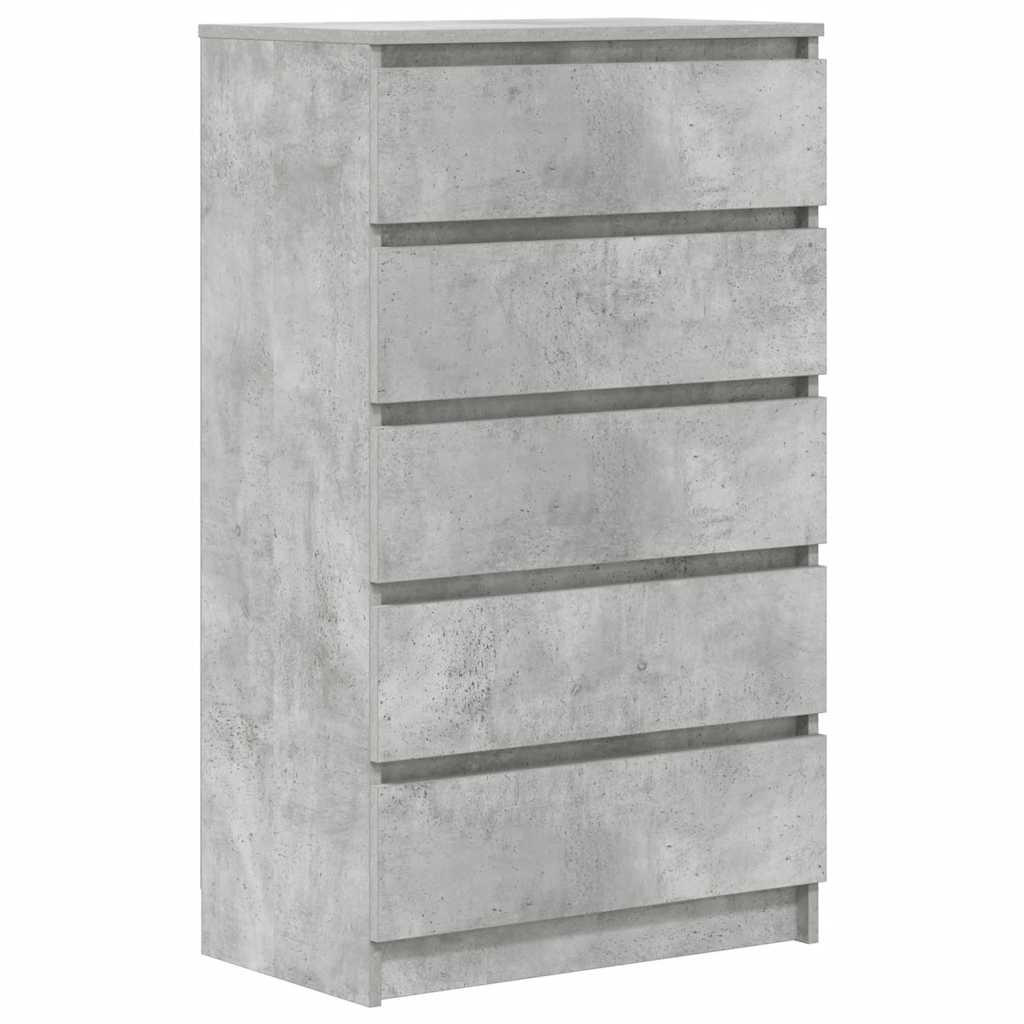 vidaXL Kommode Hellgrau 60x103x36 cm
