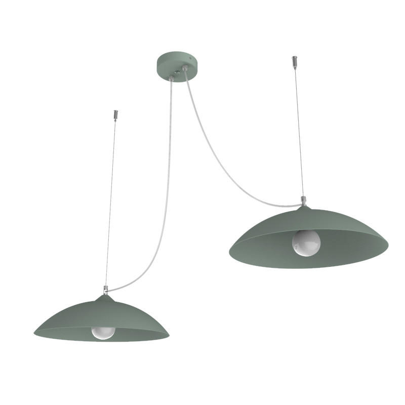 HÄNGELEUCHTE Dream X2 - Grün, Metall (40/40/9cm) - Lumicom