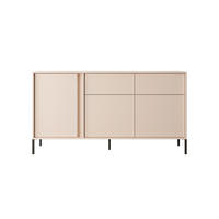 KOMMODE Dast beige 153 / 39,5 / 81cm - Beige/Akaziefarben, Holz/Holzwerkstoff (153/81/39.5cm) - Feldmann-Wohnen
