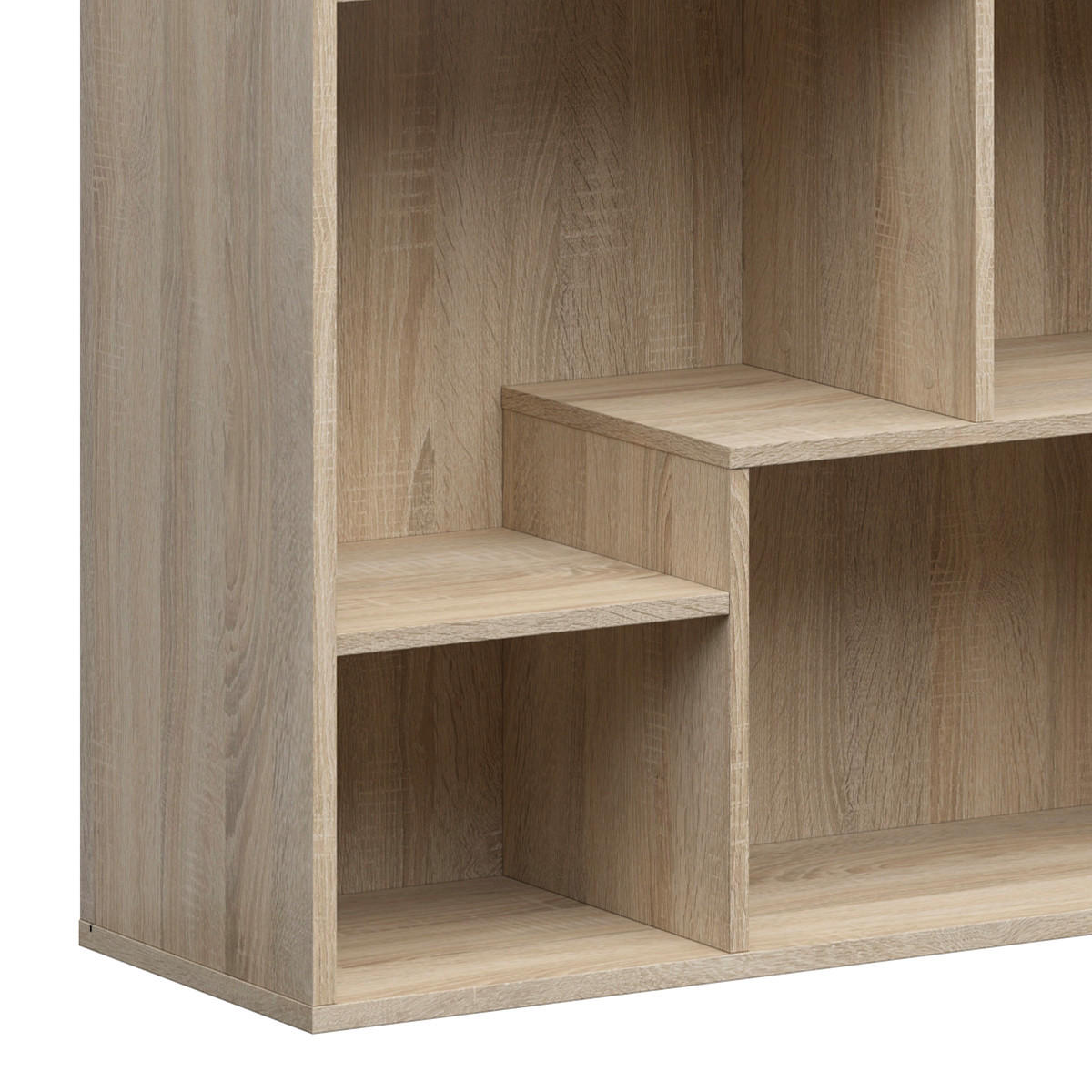 BÜCHERREGAL Edwin Holz - Braun, Holzwerkstoff (87.5/197/33.5cm) - Petits-meubles