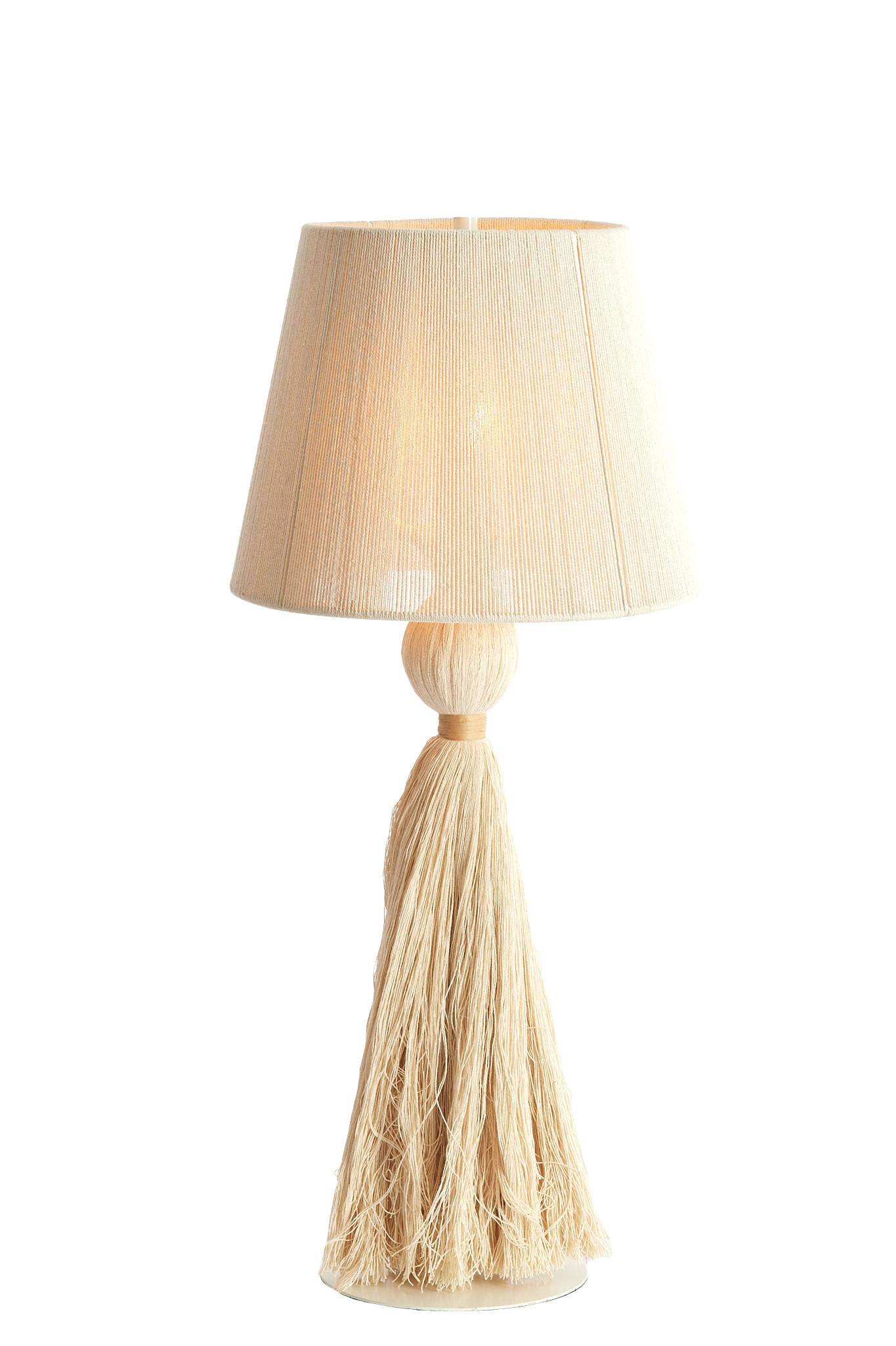 TISCHLAMPE Espino Weiß Ø31/58 cm - Weiß, Metall (31/31/58cm) - Light & Living