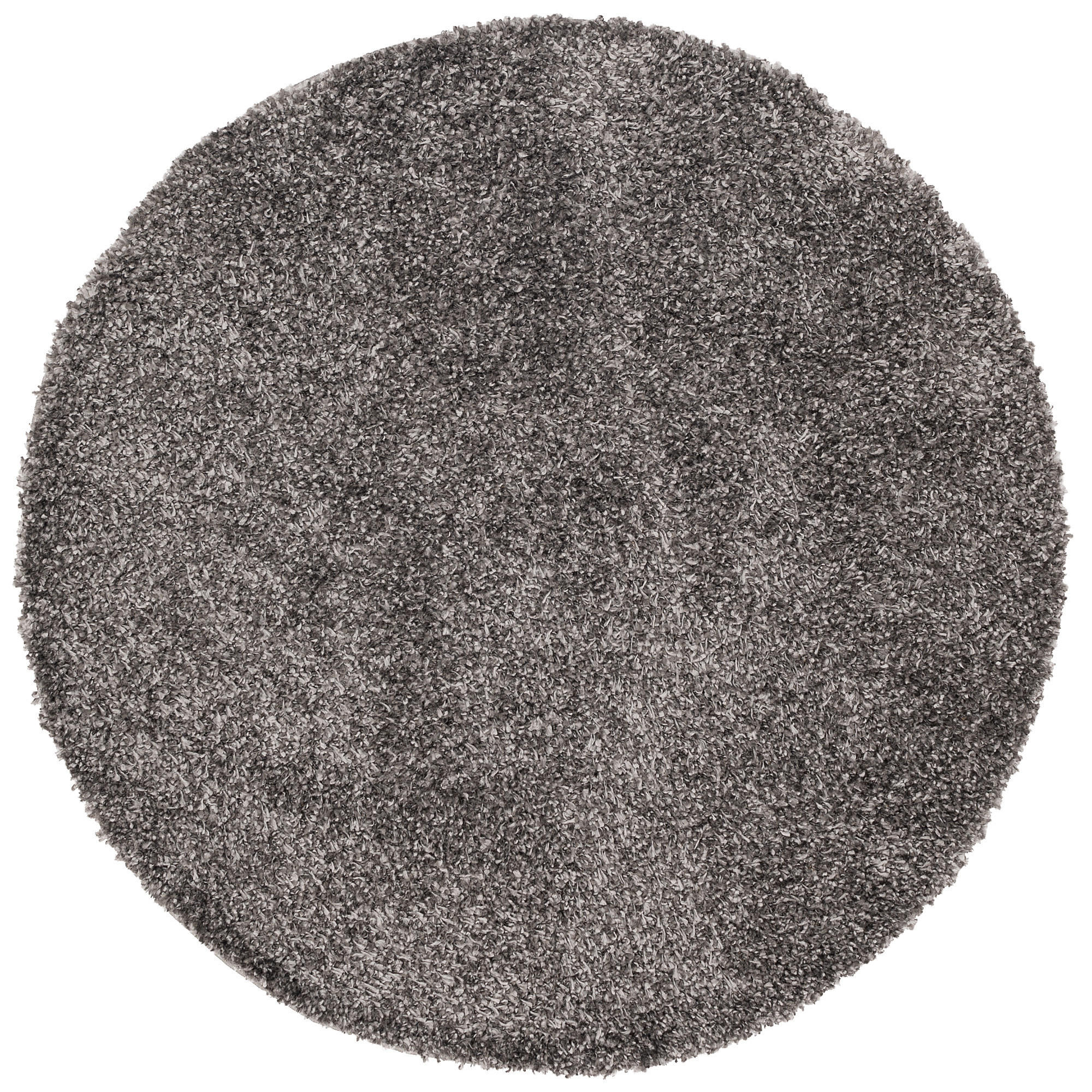 HOCHFLOR LANGFLOR SHAGGY TEPPICH COMFY MIX RUND - Anthrazit, Textil (120/120cm) - Pergamon