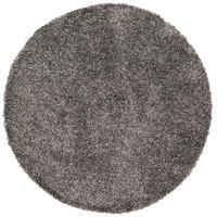 HOCHFLOR LANGFLOR SHAGGY TEPPICH COMFY MIX RUND - Anthrazit, Textil (120/120cm) - Pergamon