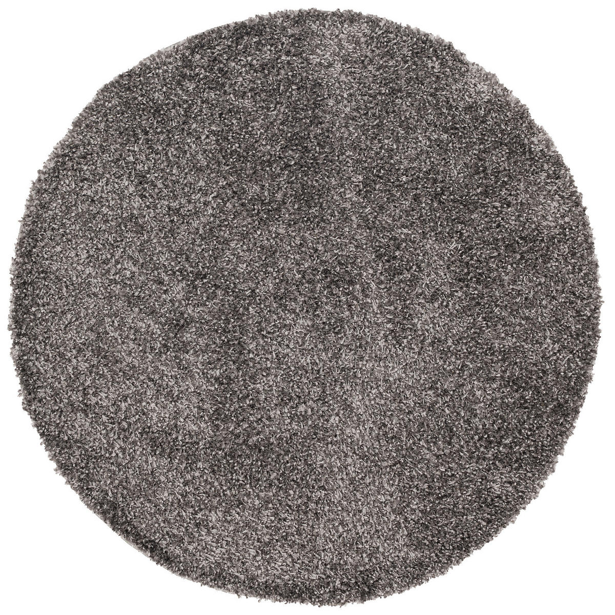 HOCHFLOR LANGFLOR SHAGGY TEPPICH COMFY MIX RUND - Anthrazit, Textil (120/120cm) - Pergamon