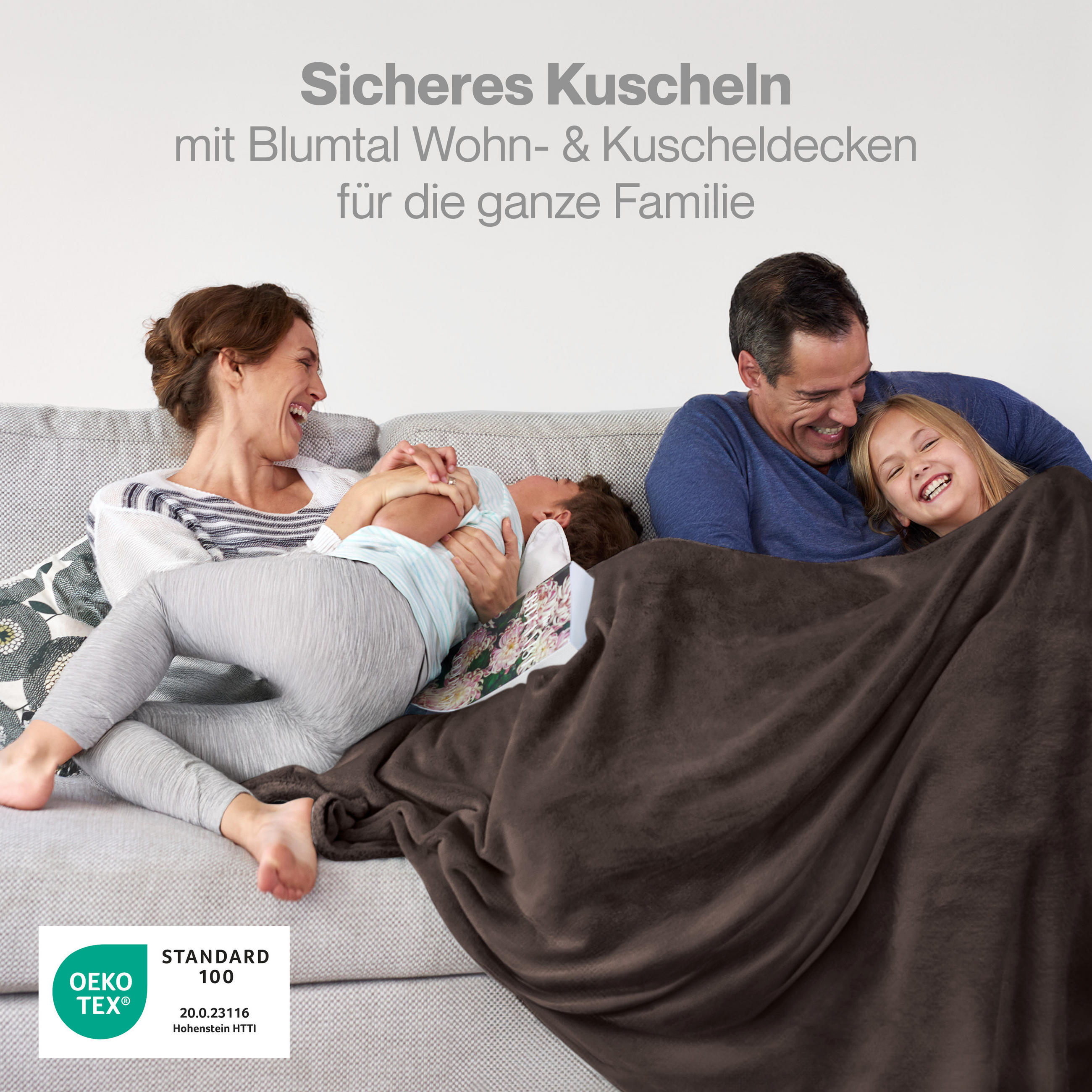 KUSCHELDECKE Anton 220/240 cm, Dunkelbraun - Dunkelbraun, Textil (220/240cm) - Blumtal