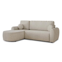 ECKSOFA Jazz, Seite: Links - Beige, Holz/Textil (240/160cm) - Sofnet