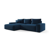 ECKSOFA Walken Mit Schlaffunktion - Blau, Holzwerkstoff/Textil (280/185cm) - Fun Möbel