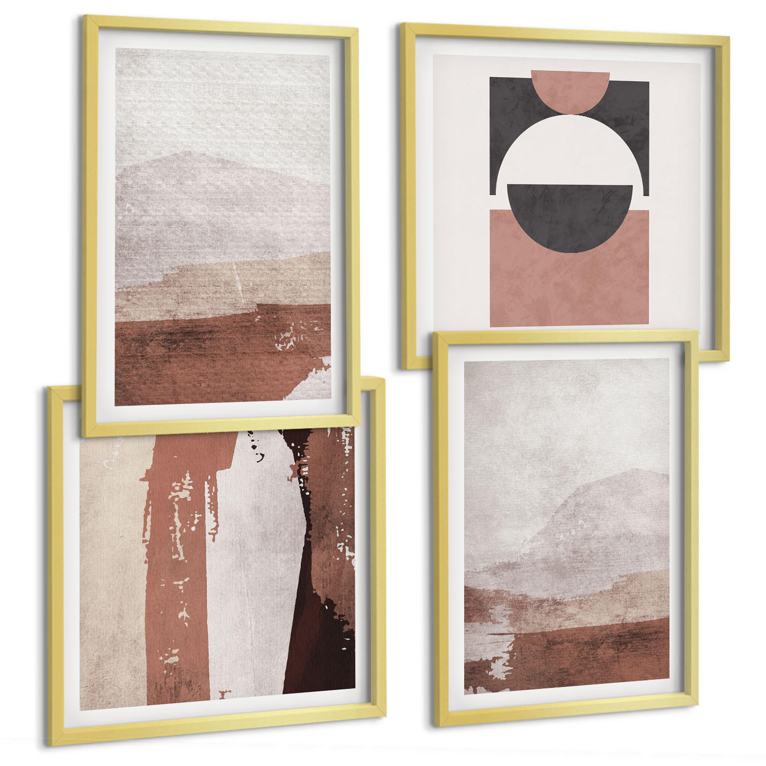 Tulup Bilder Gold 50x50 cm