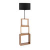 STEHLEUCHTE Mansfield - Schwarz, Metall (37/37/140cm) - lux.pro