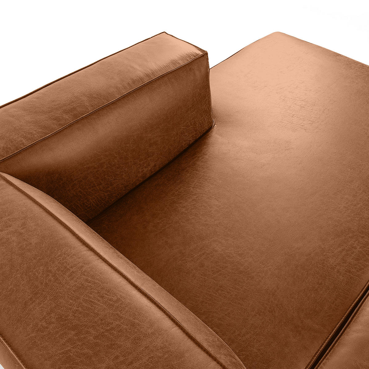ECKSOFA RECHTS FEROX, Rot - Rot, Holz/Holzwerkstoff (300/175cm) - KONSIMO®
