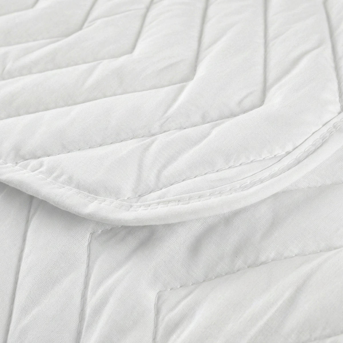 TAGESDECKE Arista Weiss 240x260 cm (Bett 135/140/150) - Weiß, Textil (240/260cm) - Happy Friday