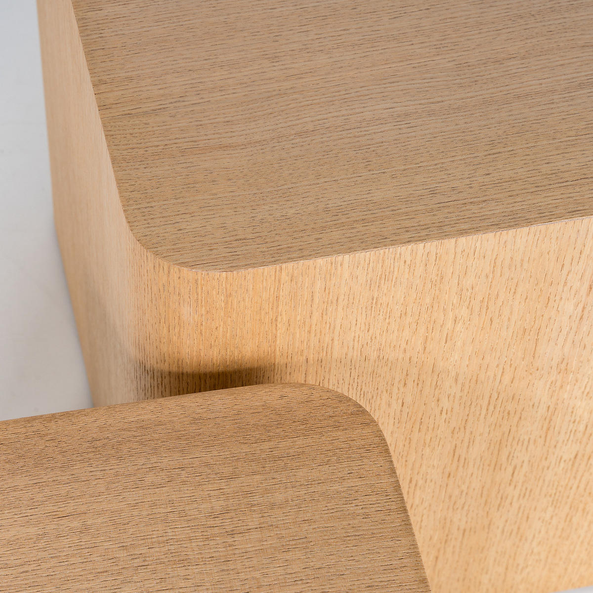 BEISTELLTISCH - 2er-Set - Esche - Eschefarben, Holzwerkstoff (40/40/38cm) - home24
