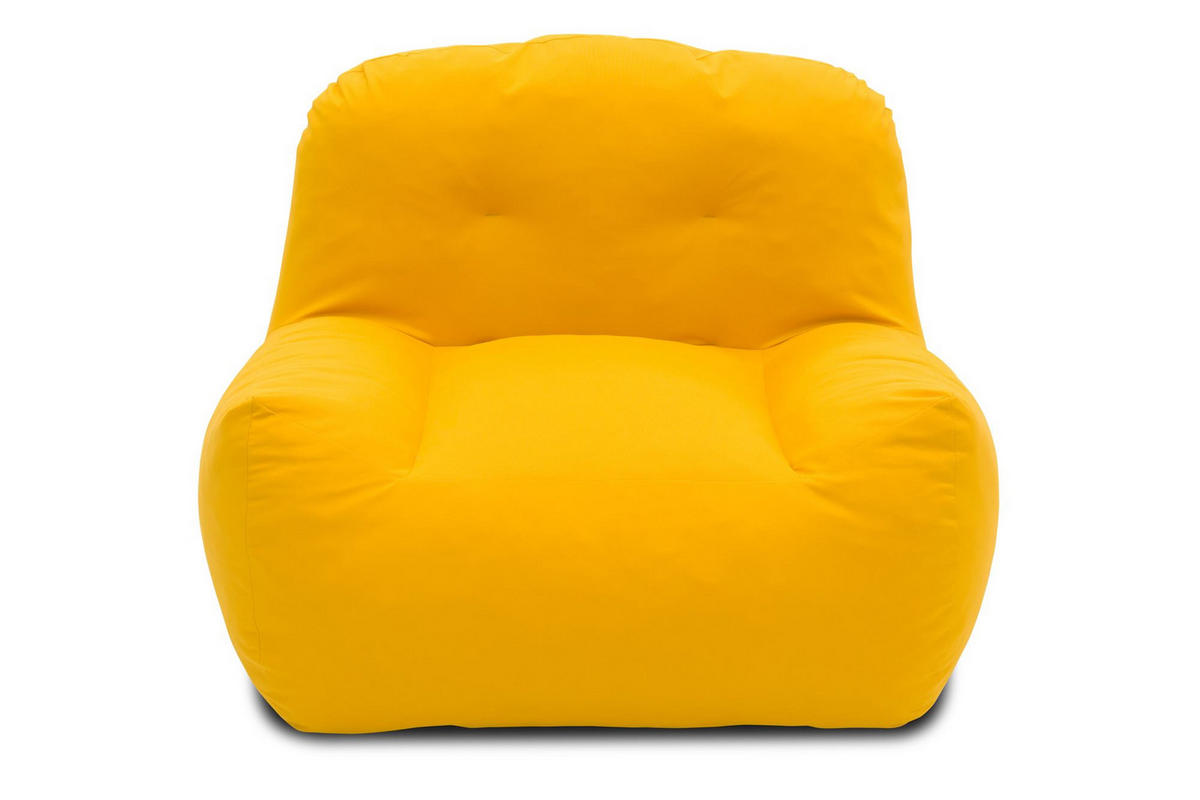 GARTENLOUNGE-SESSEL Branizlawa 103x71x102 mit Outdoorbezug in gelb - Gelb, Kunststoff (103/71/102cm) - 58aufmkessel