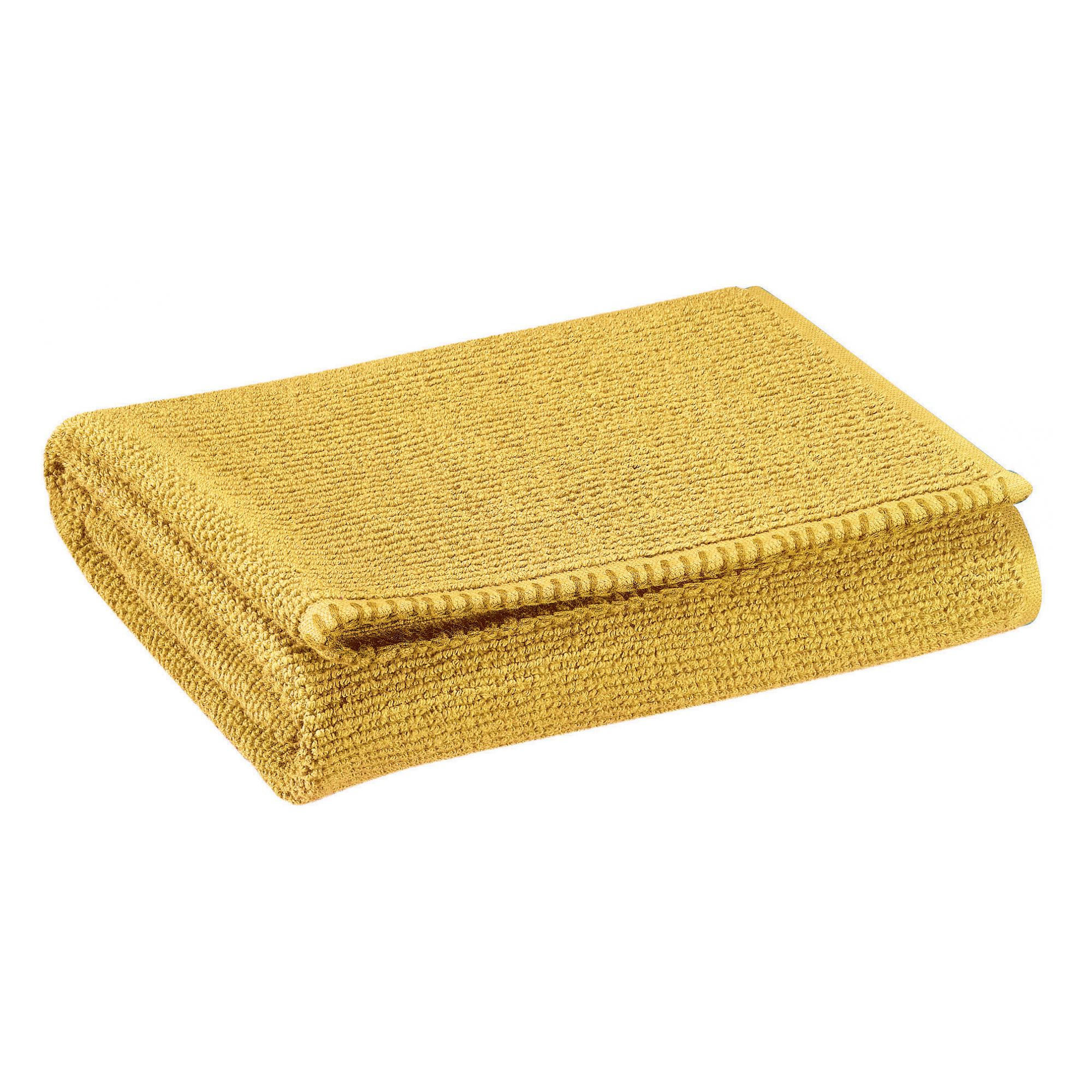 HANDTUCH Bora currygelb 50 x 100 cm - Currygelb, Textil (50/100cm) - Vivaraise