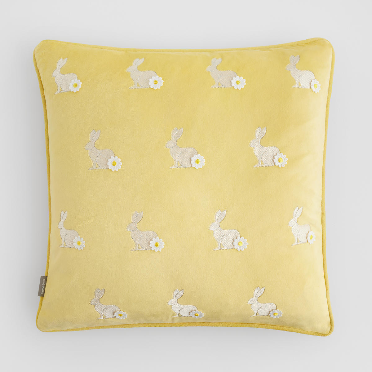 KISSENBEZUG Hopspring - Gelb, Textil (45/45cm) - home&you