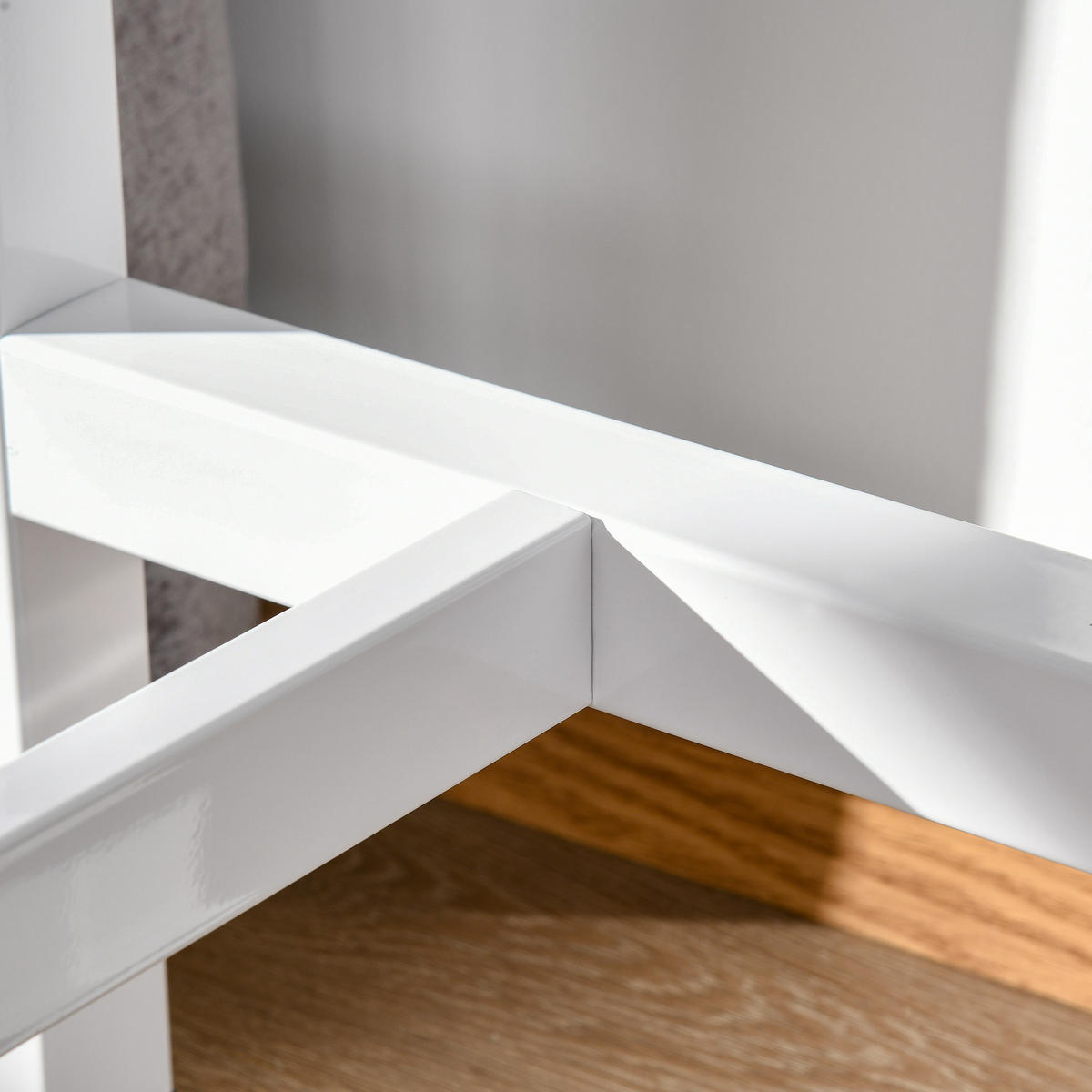 BARTISCH DE-14789 120x40 cm mit Marmor-Optik Weiß - Weiß, Holzwerkstoff (120/40/100cm) - ComfortXL