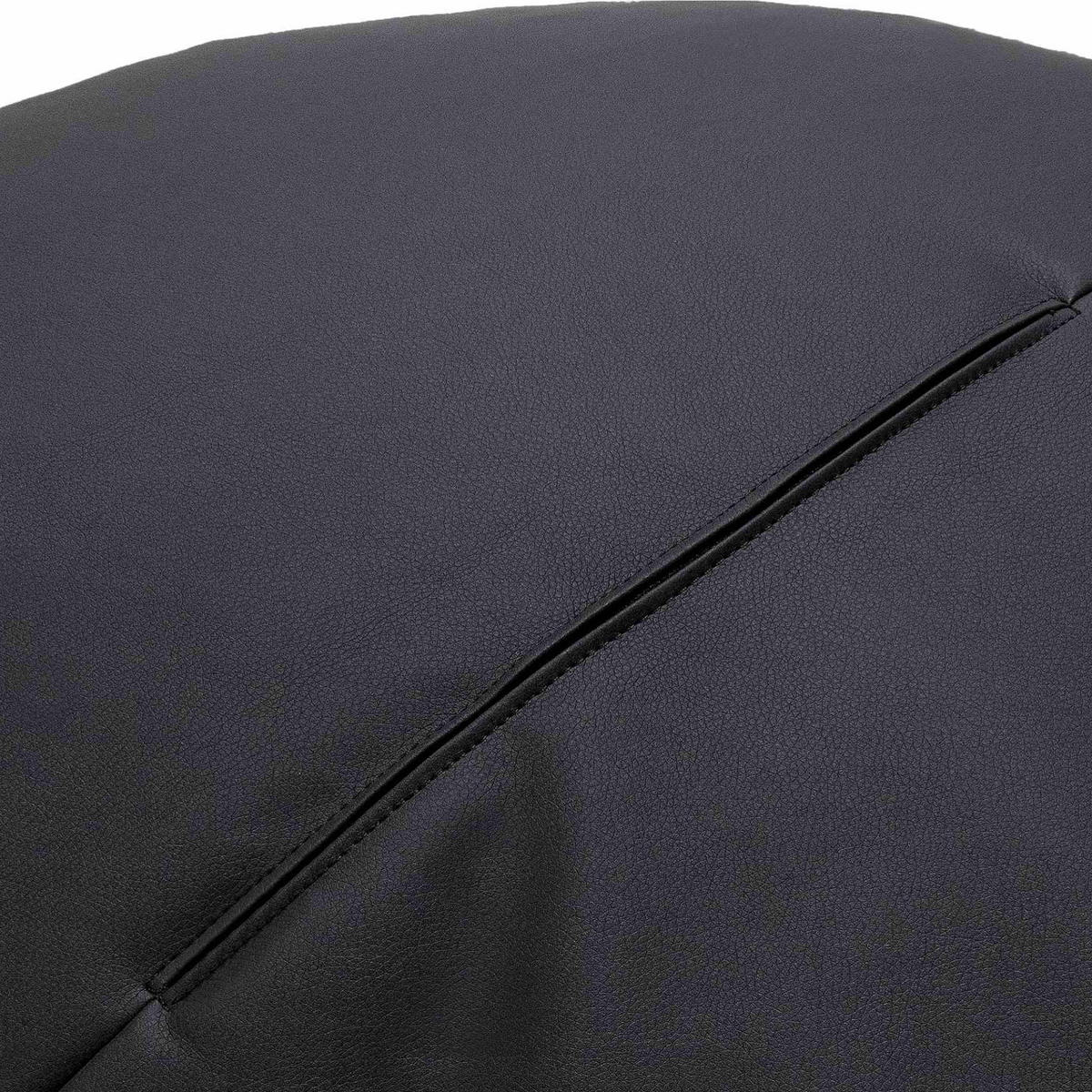 SITZSACK COSMO II aus Kordstoff, Schwarz - Schwarz, Textil (85/80/85cm) - KONSIMO®