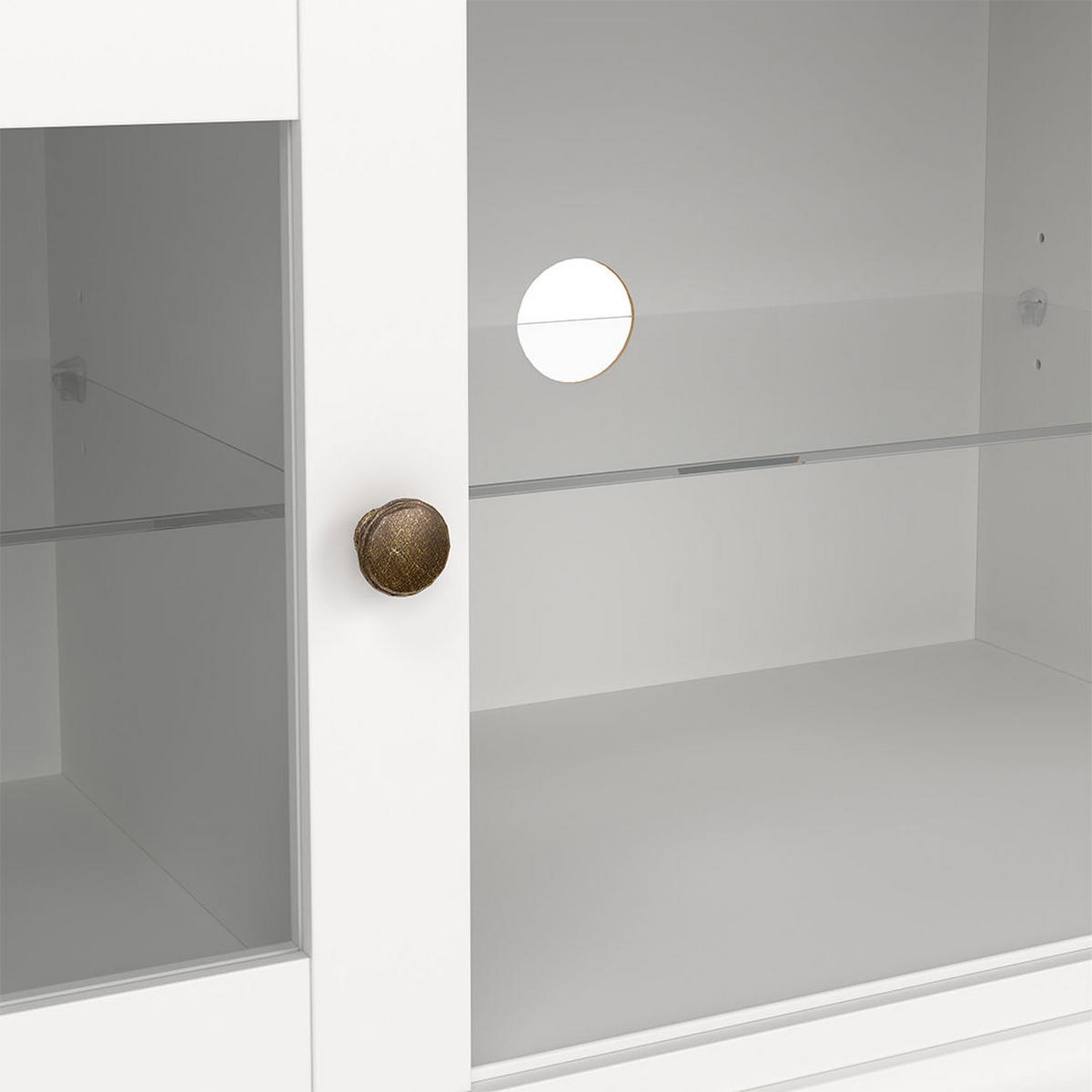 TV-ELEMENT Venedig Weiß 150/42/51 cm - Weiß, Holzwerkstoff (150/51/42cm) - ebuy24