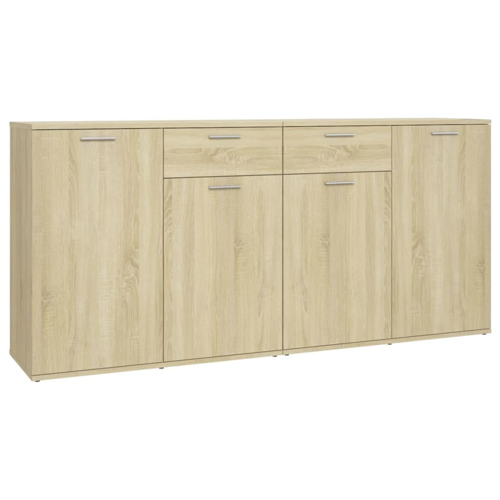 SIDEBOARD Sonoma-Eiche 160x36x75 cm Holzwerkstoff - Braun, Holzwerkstoff (160/75/36cm) - furnicato
