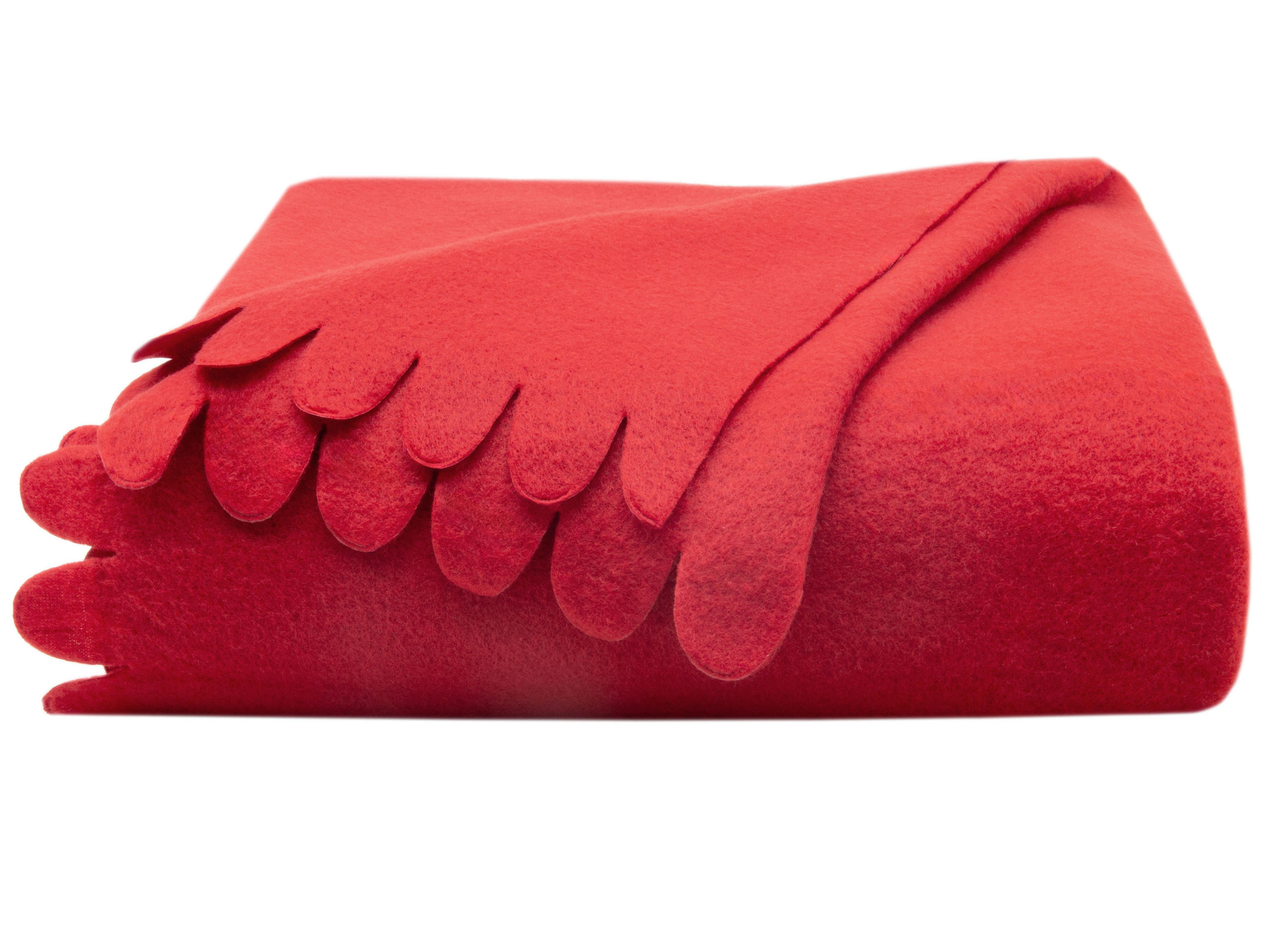 Zollner Kuscheldecke, Rot 130x170 cm