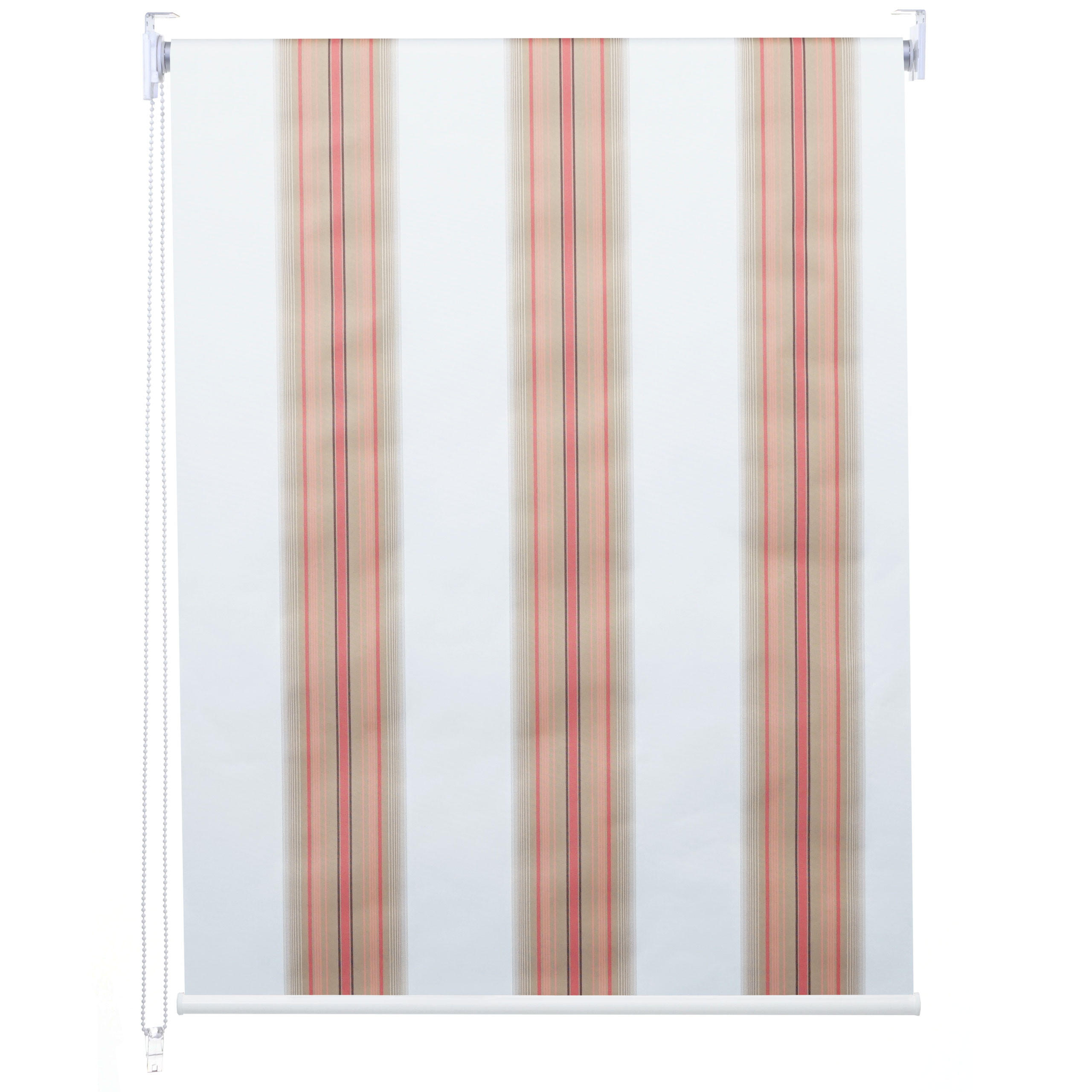 ROLLO Weiß, Rot, Beige - Beige/Rot, Textil (90/230/7cm) - Jamb
