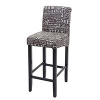 BARHOCKER Grau - Grau, Textil (39/105/53cm) - MCW