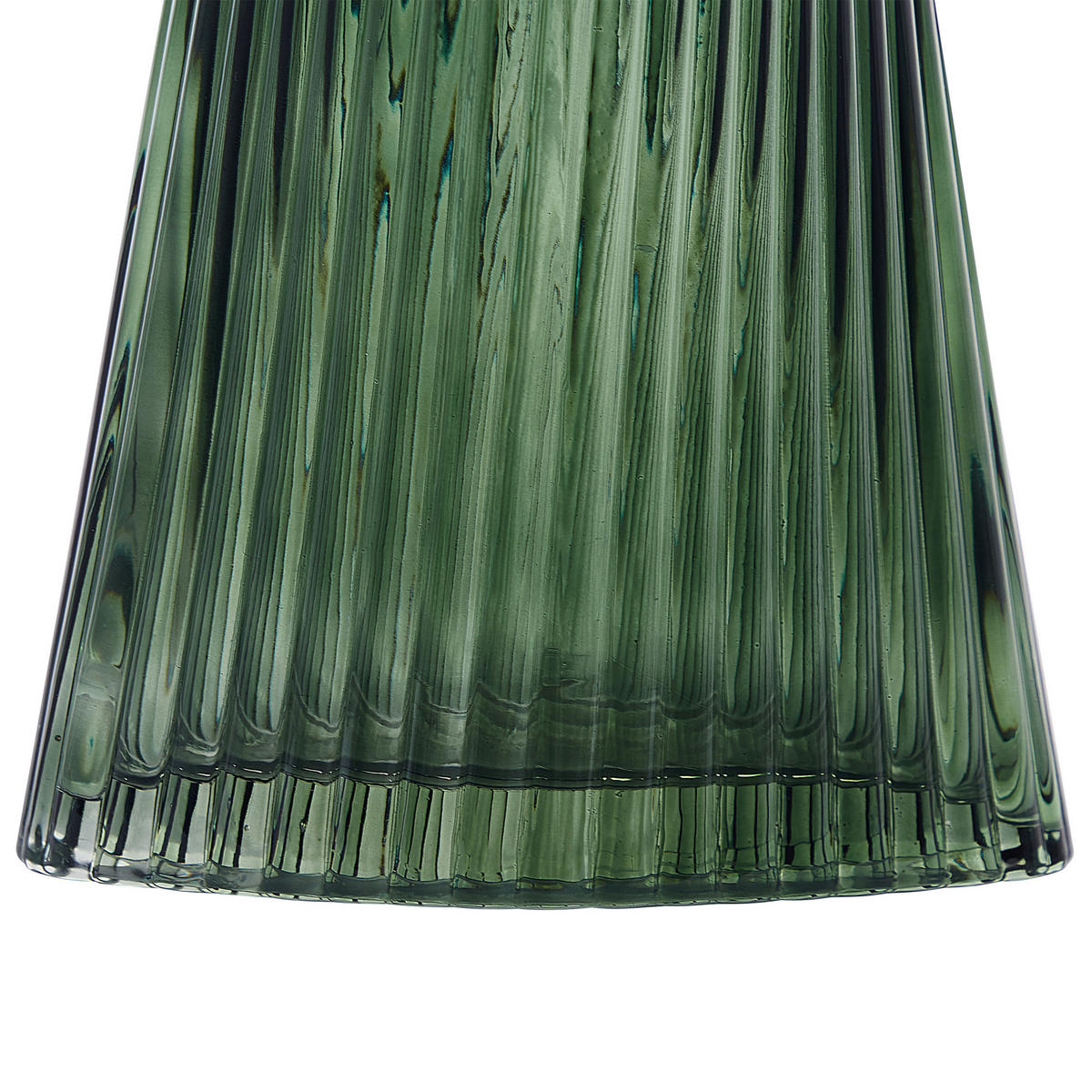 BLUMENVASE Glas grün Marpissa - Grün, Glas (26cm) - Beliani