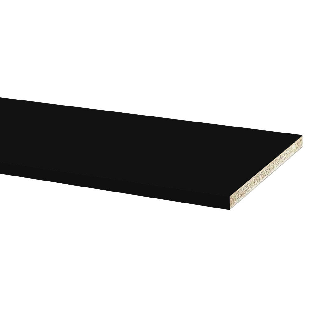 Feldmann-Wohnen Sockelleiste Schwarz 280x10x1.8 cm