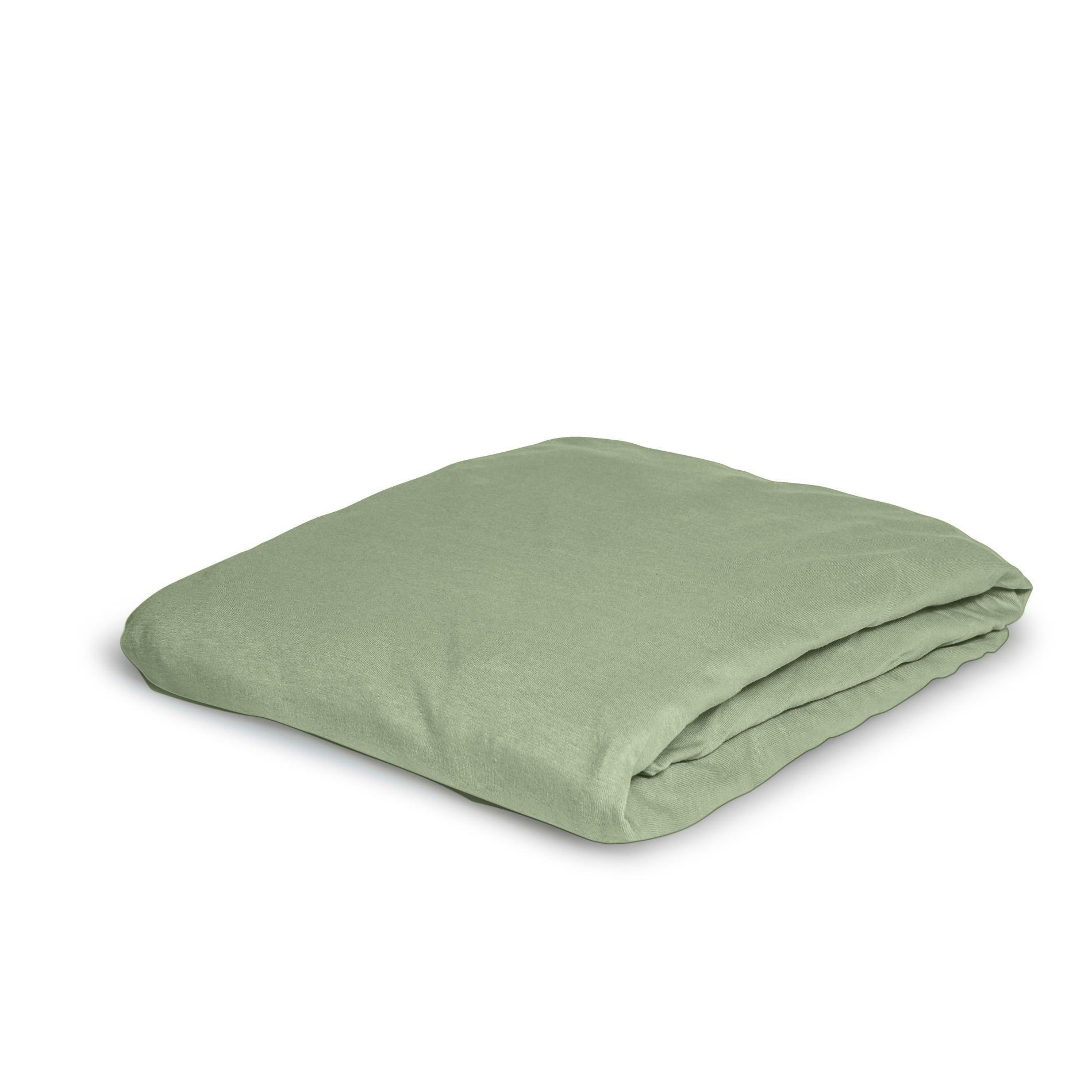 SPANNBETTTUCH VESUV 0012 - Grün, Textil (100/200cm) - Irisette